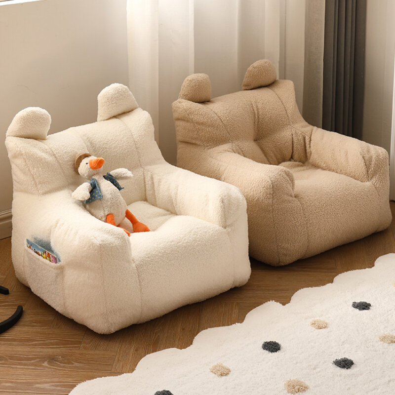 Simpatico divano per bambini divano da lettura per bambini poltrona in Cashmere Mini poltrona per bambini per il tempo libero per bambini rimovibile e lavabile