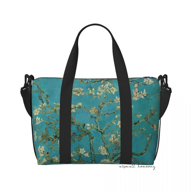 Bolsa de lona de viaje de Vincent Van Gogh, bolsa de viaje personalizada con correa para el hombro, Gimnasio Deportivo, bolsa de noche