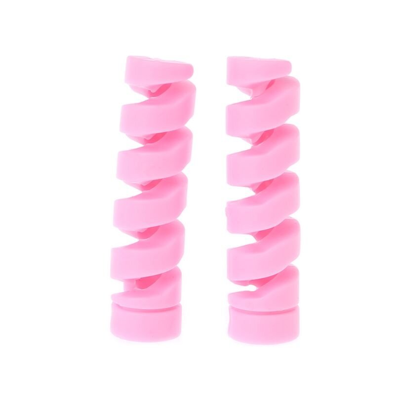 2pcs/set Cable Protector Bobbin Winder Data Line for Case Rope for Protection Spring Twine 2.5mm Thickness for Phone Ear