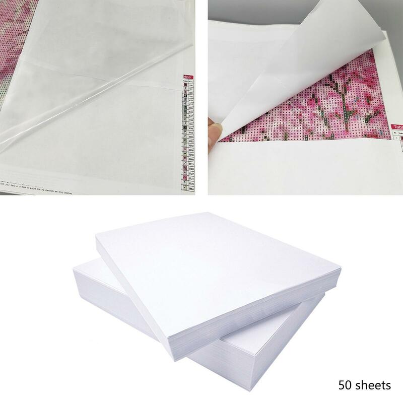 50pcs Paper Large Amount Of Diamonds For Easy And Direct Usage Reusable DiamondsPainting Economic