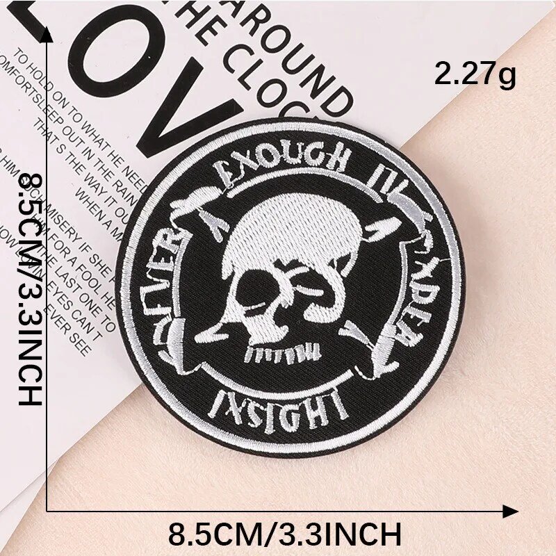 2024 English Letter Embroidery Patch DIY Stickers Iron on Patches Badges Fabric Emblem Adhesive Clothing Jacket Hat Accessories