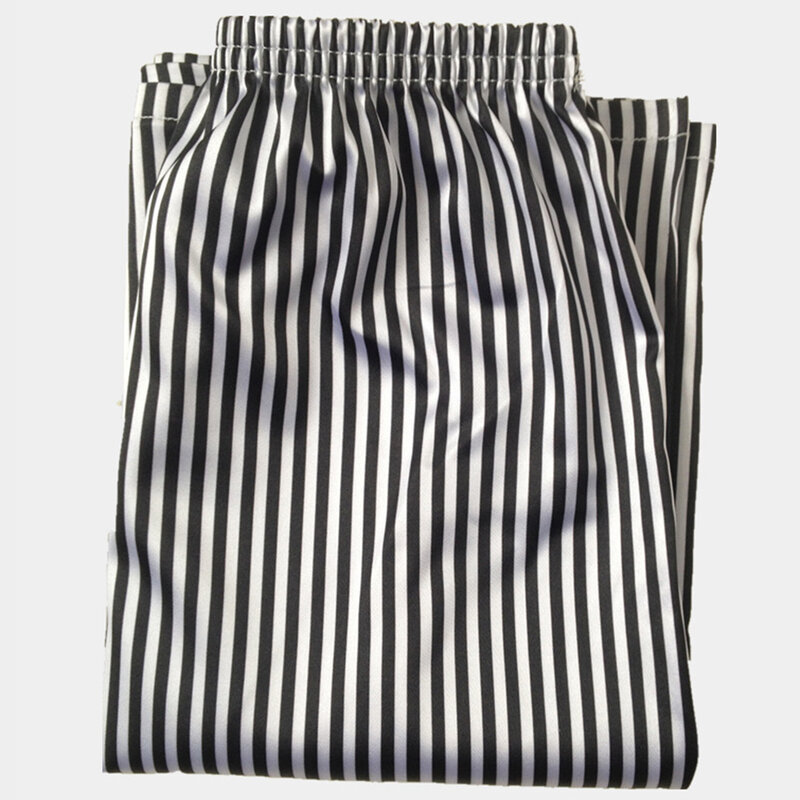 Sleepwear Bottoms Pants Shorts Casual emulazione Silk Lounge Loungewear Nightwear pigiama Plaid printed pigiama