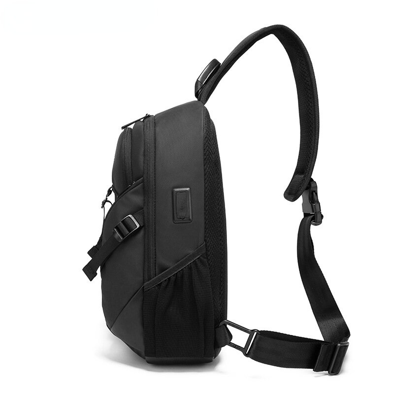 Простая удобная мужская нагрудная сумка Chikage, модная трендовая деловая сумка через плечо, вместительная многофункциональная сумка через плечо унисекс