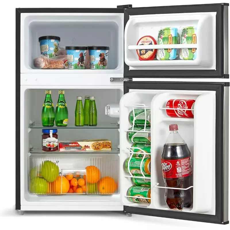 Refrigerador compacto New-WHD-113FSS1, 3,1 cu ft, acero inoxidable