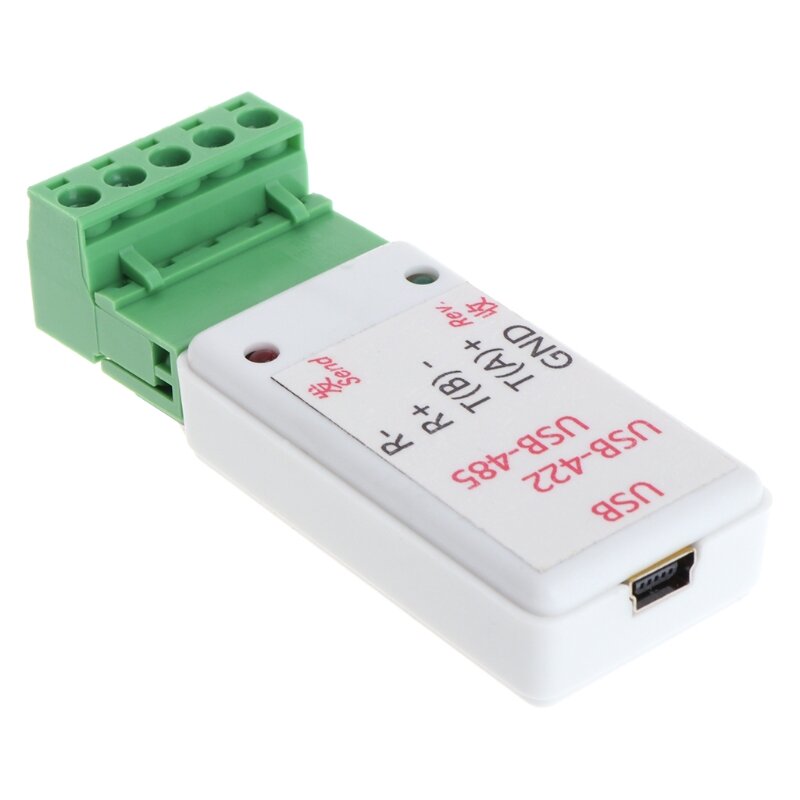 Convertidor de Serie USB a USB 485/422 a 422485 con luces indicadoras de envío y recepción