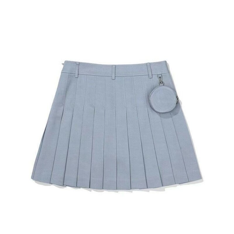 2024 spódnica golfowa damska wąska krótka spódniczka wczesna wiosna nowa sportowa plisowana spódnica z mała piłka torbą