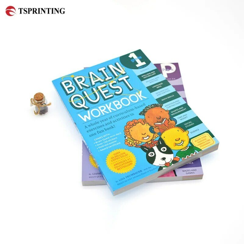 Пользовательская Мягкая обложка в мягкой обложке, головоломка для детей, изготовленная по запросу, идеальная печать книг Serv