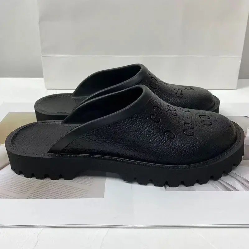 Baotou-zapatos de suela plana y tacón medio transpirables, antiolor, versátiles, a la moda, para uso en interiores y exteriores