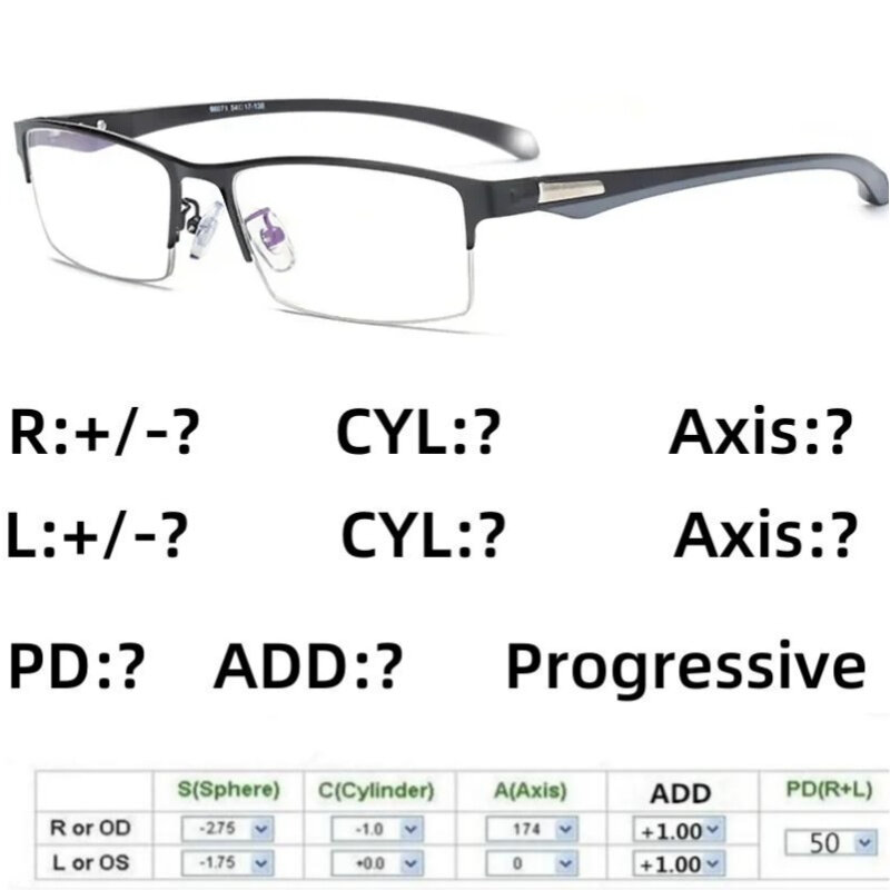 66071 Myopia Eyeglasses Optical Prescription Astigmatism Hyperopia Progressive  Multifocus Customization Special Prescription