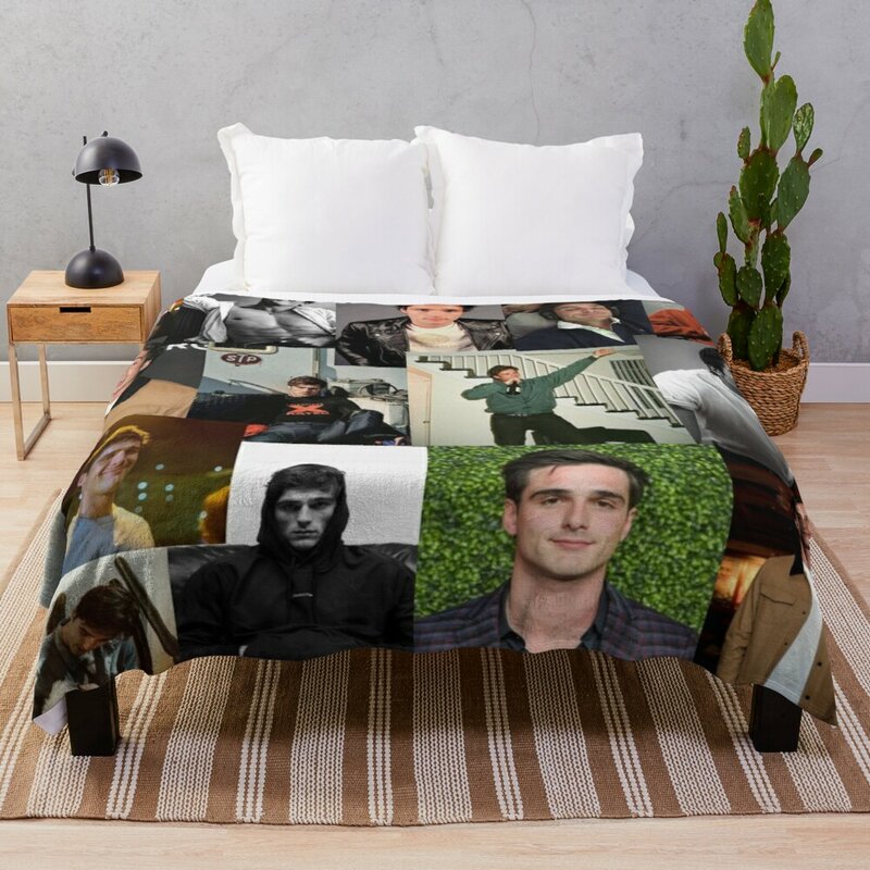 Фланелевое Одеяло для сна с коллажем