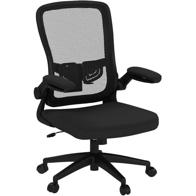 사무실 의자, 인체공학적 책상 의자, 높이 조절 가능, 요추 지지대 회전 가능, 요추 지지대, 컴퓨터 의자