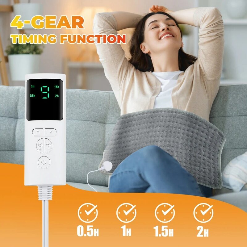 58*29CM selimut pemanas listrik, alas pemanas elektro untuk Sofa tempat tidur hangat musim dingin selimut hangat penggunaan rumah