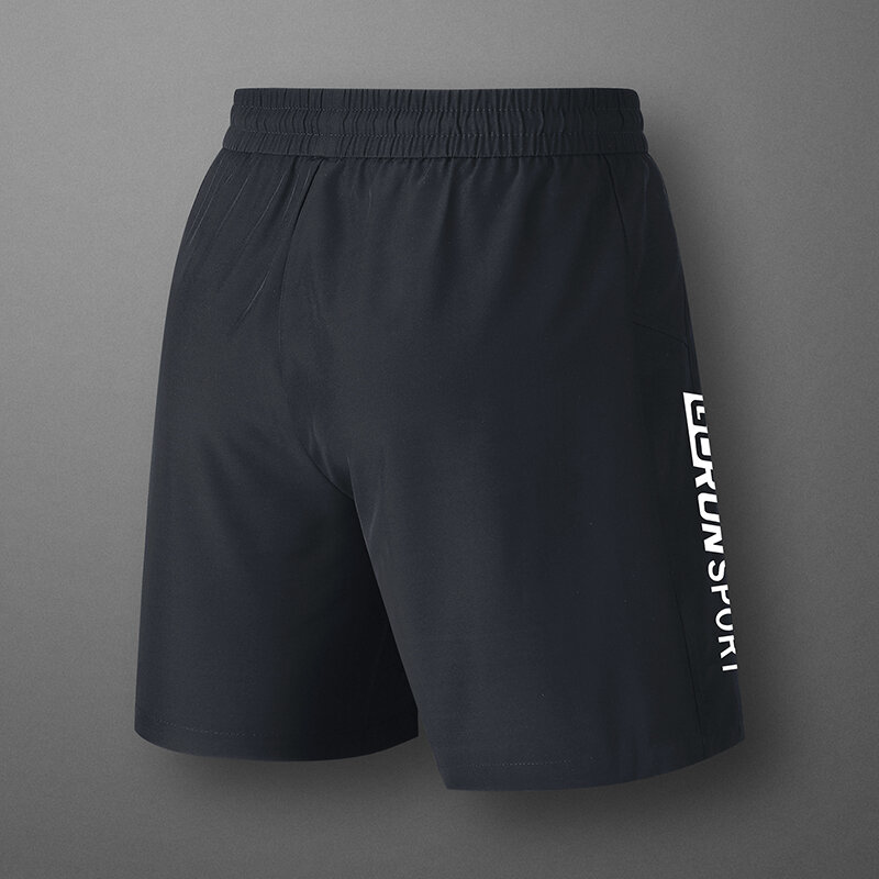 Pantaloncini Casual con lettera stampata con lacci elastici alla moda abbigliamento da uomo 2024 estate nuovi pantaloncini al ginocchio larghi in tinta unita