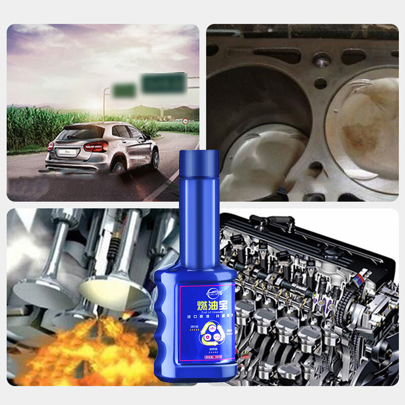 60ml Catalytic Converter Cleaner Car Gas Oil Fuel Additives Oil Saver Removal Carbon Deposit Cleaner Engine Protector