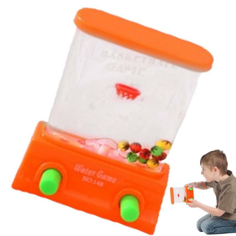 Handheld Water Arcade Game, Miniature Arcade Set, Fine Motor Toys, Toss Water Ring, Retro Pastime Party