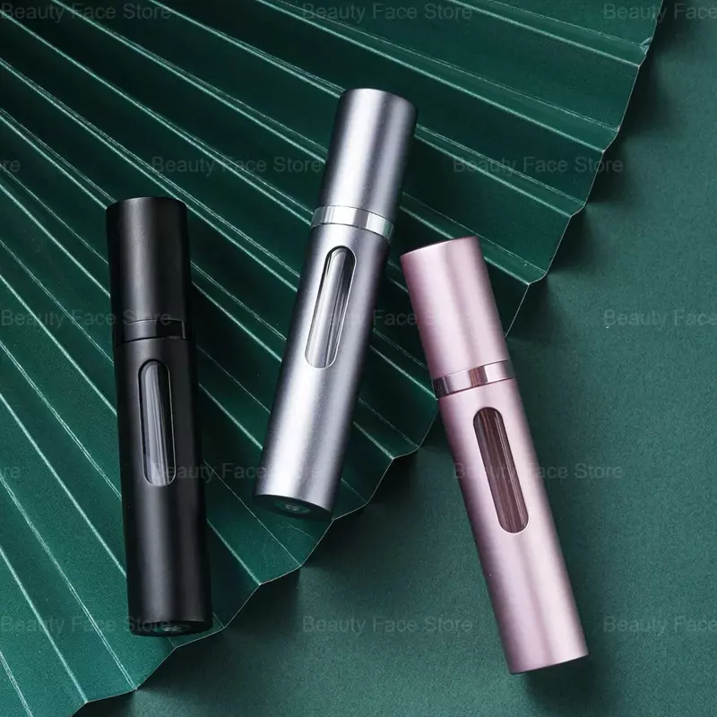 5/8ml Glass Refillable Perfume Bottle with Spray Scent Pump Portable Travel Empty Cosmetic Containers Mini Spray Atomizer Bottle