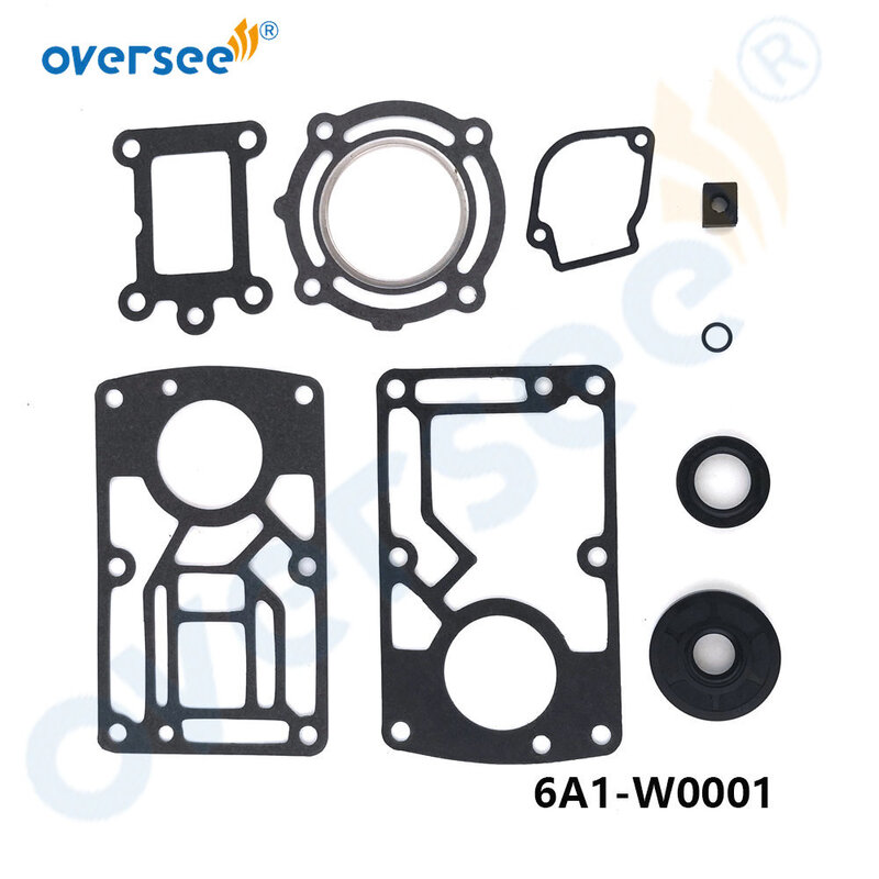 6A1-W0001 Power Head Gasket Kit For Yamaha Outboard Parts 2T 2A 2HP 6A1-W0001-00 6A1-W0001-00-R8