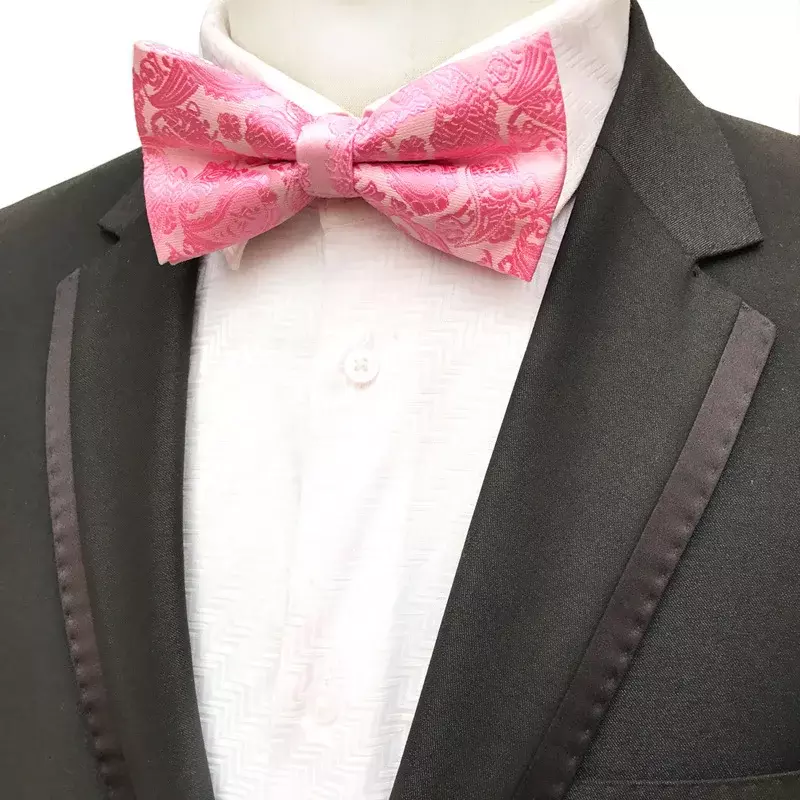 Gravata borboleta de caju Paisley para homens, estilo britânico, festa de casamento, camisas, acessórios de terno, laço, moda, 14 cores