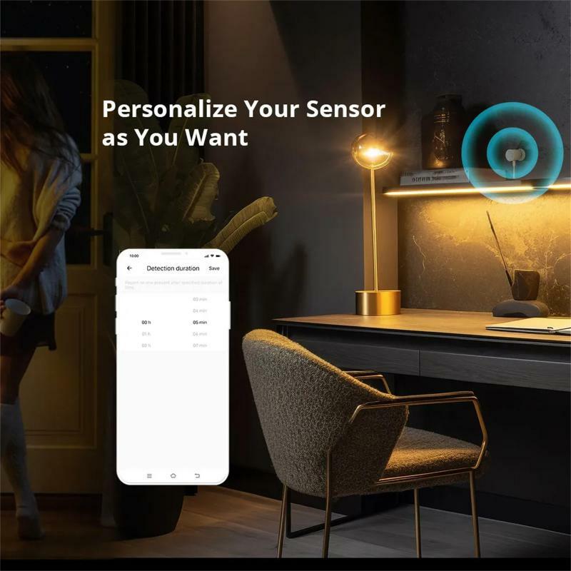 SONOFF-Sensor de presencia humana SNZB-06P Zigbee, Radar de microondas de 5,8 GHz, Automatización del hogar inteligente, funciona con Google, Alexa, ZB, Bridge-P
