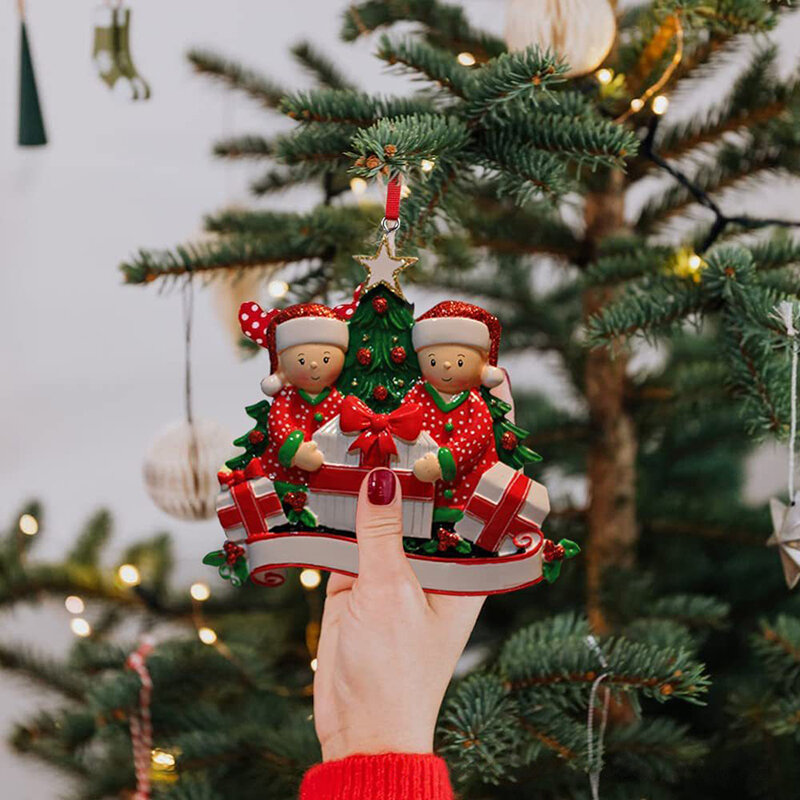 Colgante de Navidad para el hogar, adorno Personal familiar para el árbol de Navidad, Año Nuevo, 2024, 2023