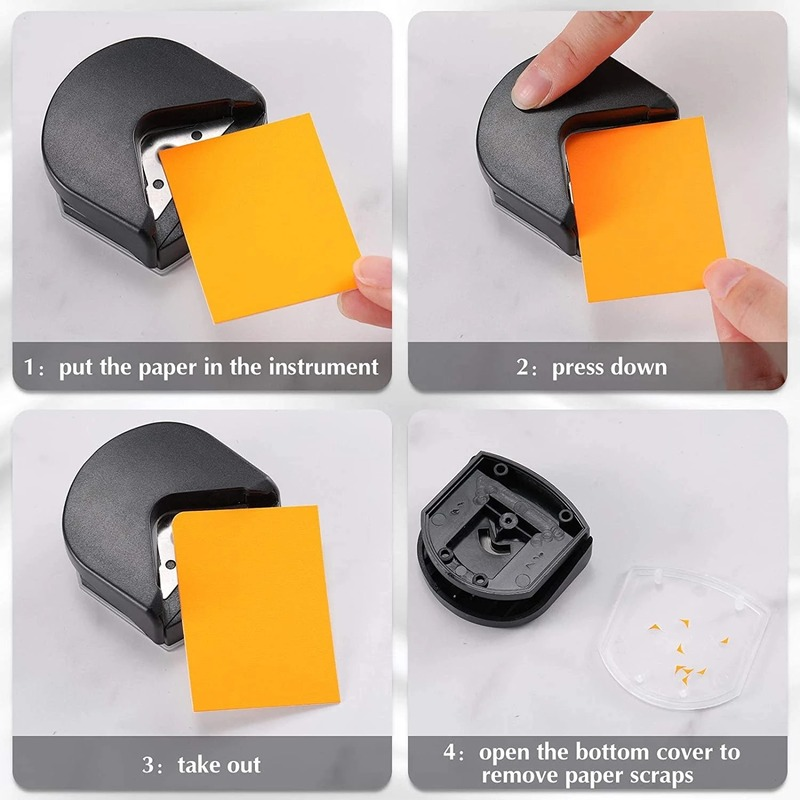 Rounded Cutting Tool Round Photo Cutter Paper Punch Punch for Photo Card Paper Corner Cutter Mini Portable Corner Rounder