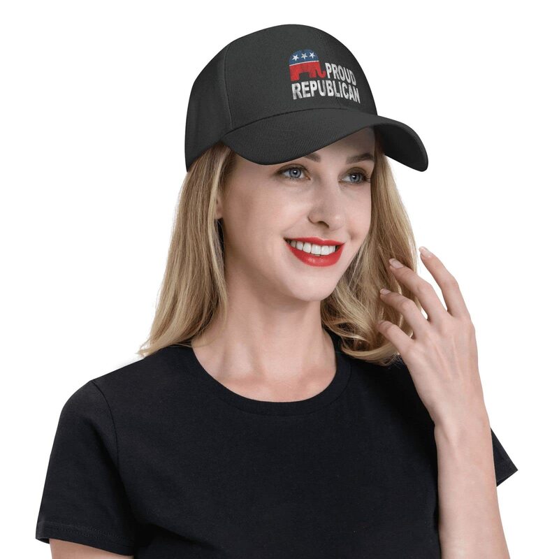 Stolz darauf, ein republika nischer Hut zu sein Erwachsene verstellbare klassische Casque tte Hut Baseball kappe schwarz