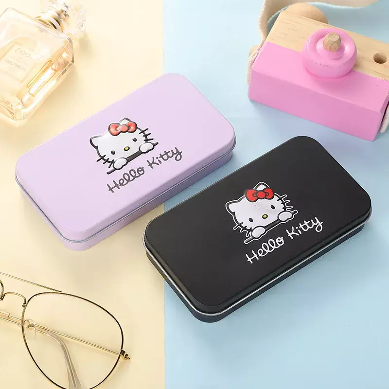 Hello Kitty Sanrio Set di pennelli per trucco Cartoon Anime Hellos Kittys strumenti di bellezza per donna accessori per ragazze confezione regalo per ragazze