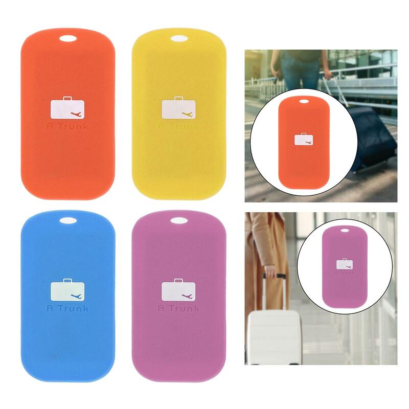 Travel Luggage Tags with Strap Baggage Name Tags for Suitcase Bag