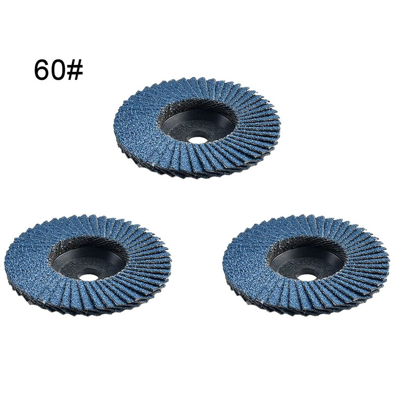 3pcs Flat Flap Discs 75mm Grinding Wheels Wood Cutting For Angle Grinder  3 Inch Abrasive Tools Accessories Replacement