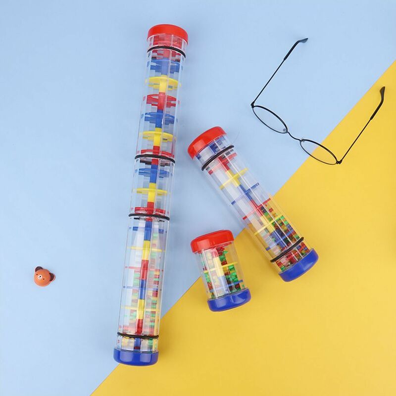 小さな女の子のためのガラス製の音楽玩具,流砂,レインスティック,手作りのおもちゃ