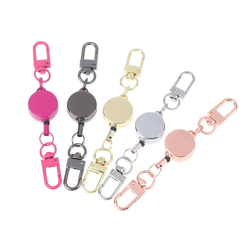 Anti-theft Zinc Alloy Mini Luggage Pendant Easy To Pull Buckle Keychain Identification Buckle