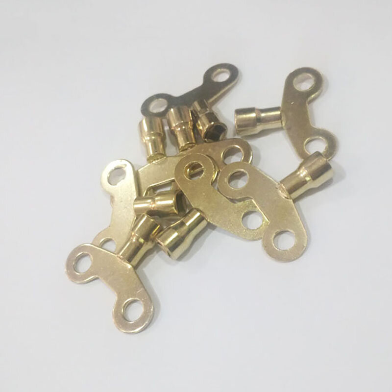 1 Unidad 6*6mm agujero tono dorado Metal Válvula de grifo de agua perilla interruptor llave de grifo