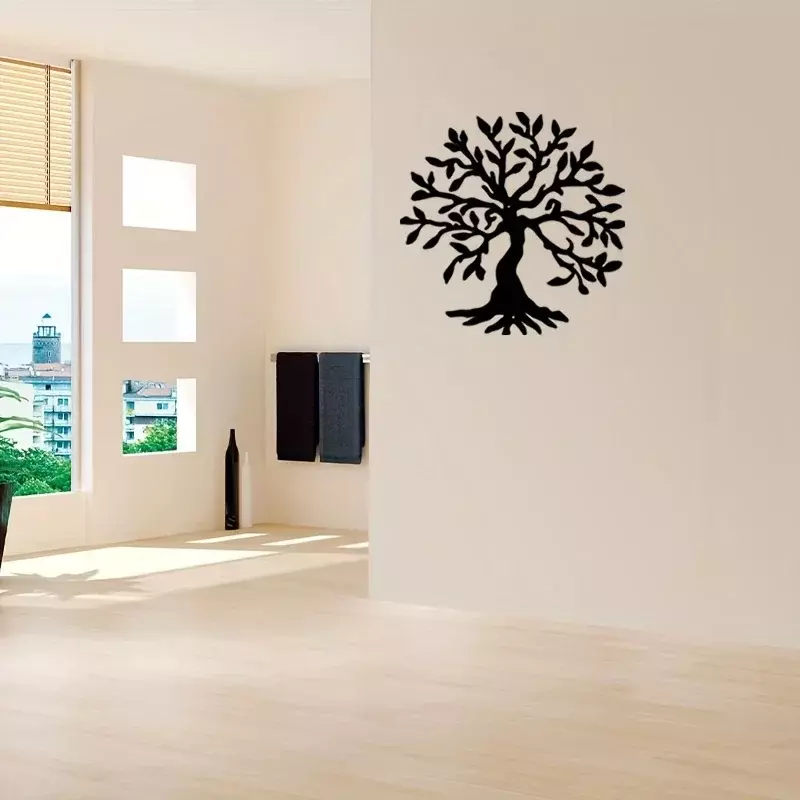 CIFBUY 데코 금속 홈 아트 실루엣 벽 걸이 장식, 창의적인 홈 거실 침실 레스토랑 펍, 생명의 나무