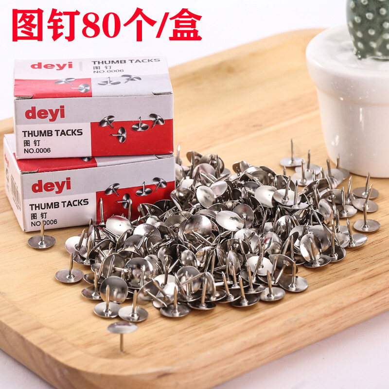Stationery Metal Pushpin Is Convenient For Sorting Out Small Portable Office Supplies