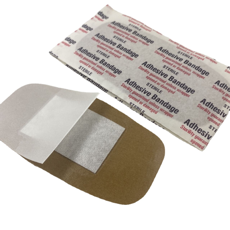 Bandagem médica grande band-aid, remendo de primeiros socorros Elestic ferida emplastros, curativo adesivo bandagens cor da pele Woundplast, 10pcs por conjunto