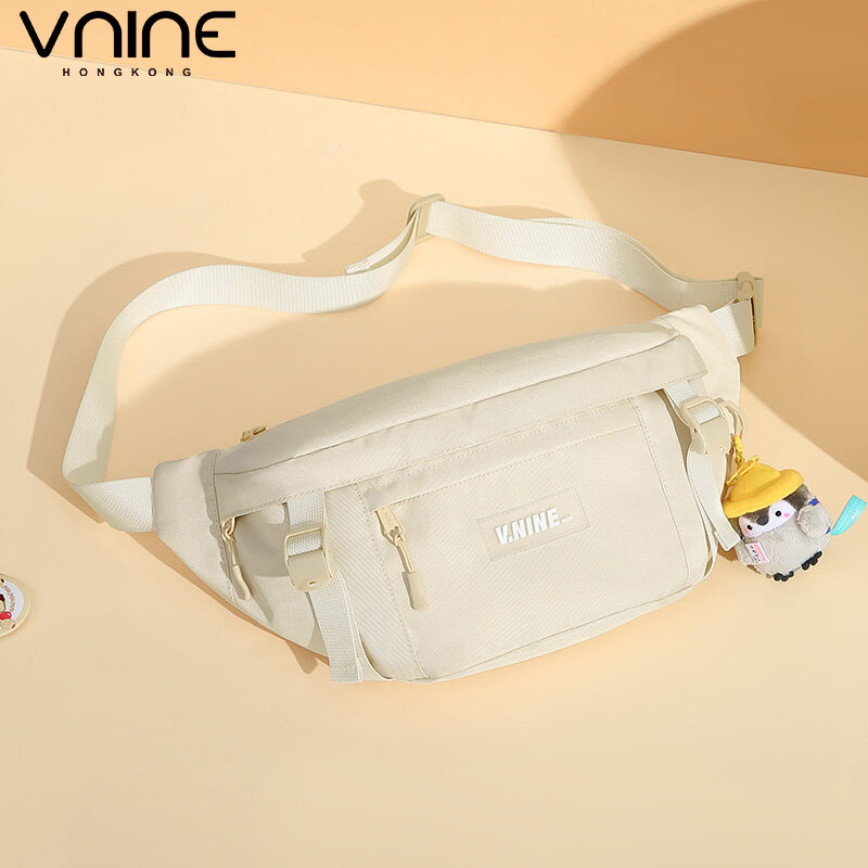 Модная молодежная сумка VNINE через плечо для мужчин и женщин, ультра тонкая вместительная сумка для хранения, универсальная Повседневная