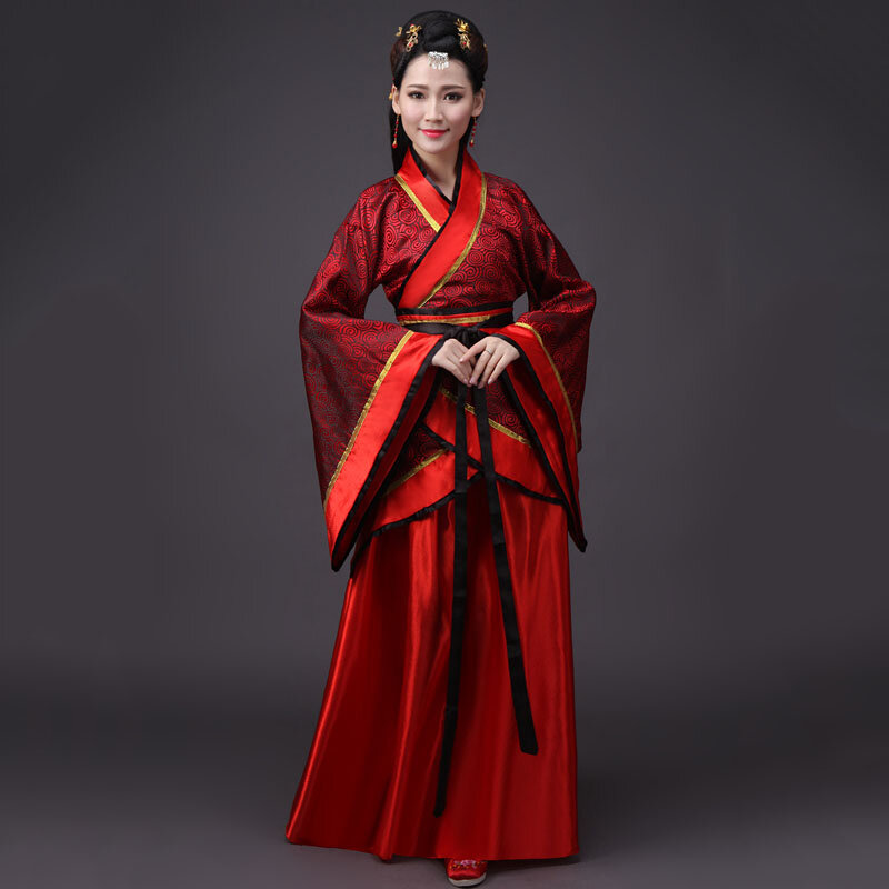 2023 Kostum Nasional Hanfu Kostum Cosplay Cina Kuno Hanfu Tiongkok Kuno Pakaian Hanfu Wanita Gaun Panggung Cina Wanita