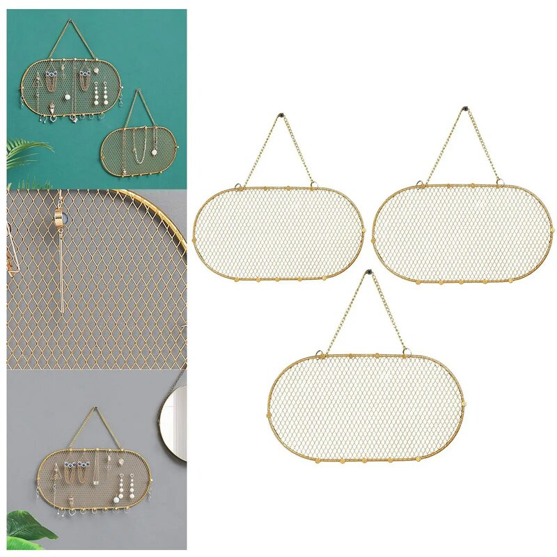 Elegant Wall-Mounted Jewelry Organizer for Home and Office Use