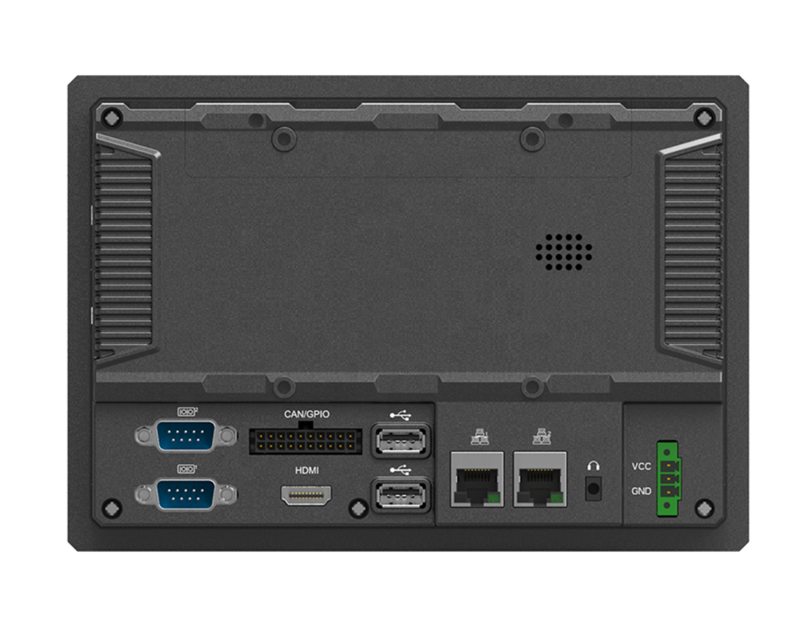 2022 oryginalny Panel przemysłowy K701, Linux, Tablet PC, Poe, do montażu na ścianie, wbudowany komputer, 7 "I.MAX 8 4GB RAM RJ45 GPIO RS232 4xcom magistrala Can