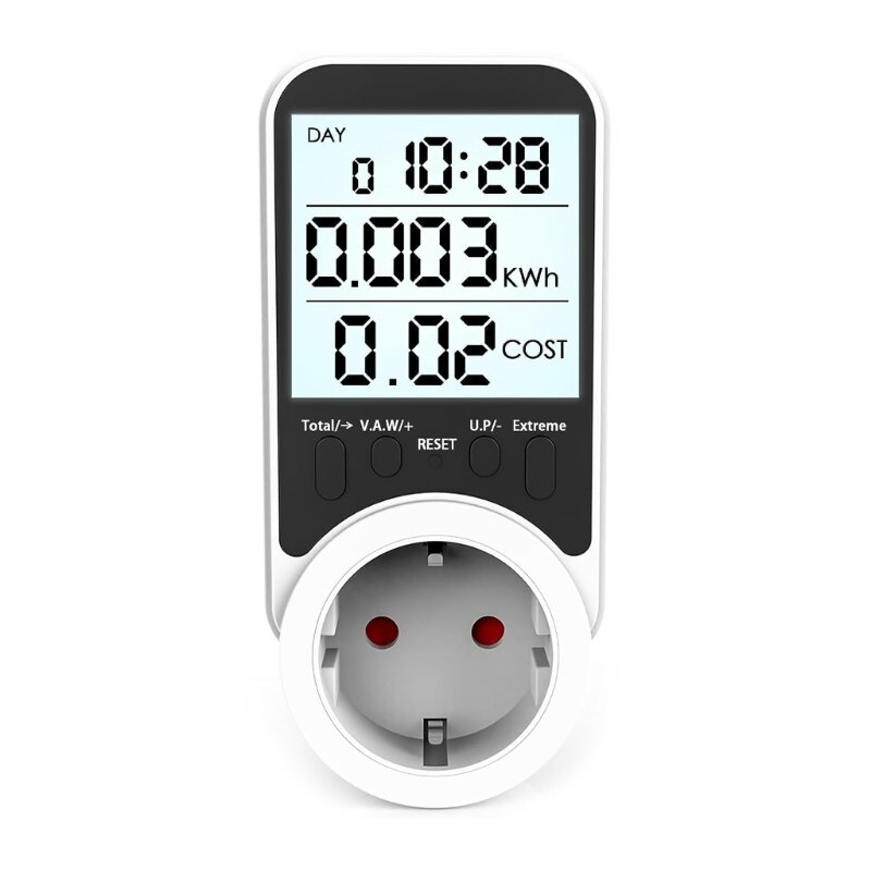 Vermogensmeter Socket Elektriciteitsverbruiksmeter Elektrisch apparaat Vermogensmeter G6KA