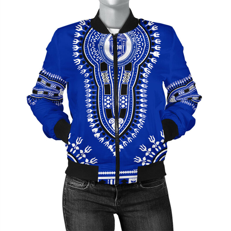 Neue afrikanische Reiß verschluss Bomber jacke Muster 3d Jacke Mann Frau Harajuku Hip Hop Mantel lässig Stand Kragen Reiß verschluss Sweatshirt Jacke