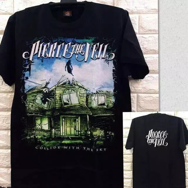 Pierce The Veil Rock Band Black Short Sleeve Cotton T-Shirt Unisex Vm7973