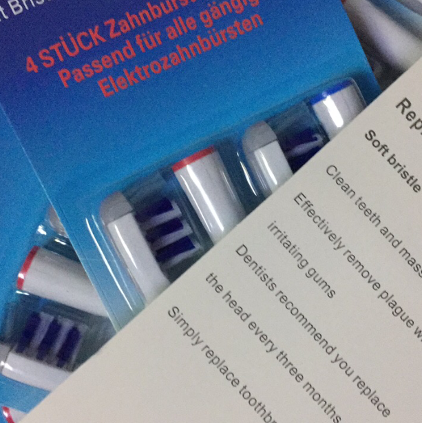 Cabezales de repuesto para cepillo de dientes ORAL B Braun, compatibles con 20 piezas eléctrico, 4/8/12/16/EB30-A, SB-30A de repuesto