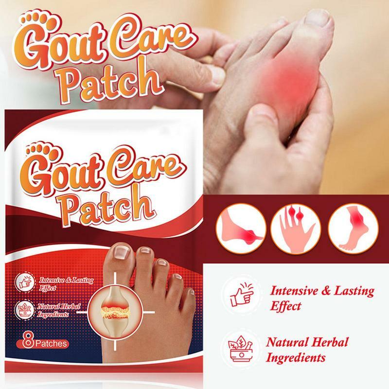 Toe Inchaço Anti Bunion Patch, Adesivos de Alívio, Amortecimento Proteção contra Pressão e Fricção do Sapato, 8pcs por caixa