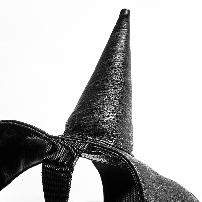 Стимпанк нейтральная кожаная маска Косплей Анимация Готическая маска головной убор украшение карнавал волана костум