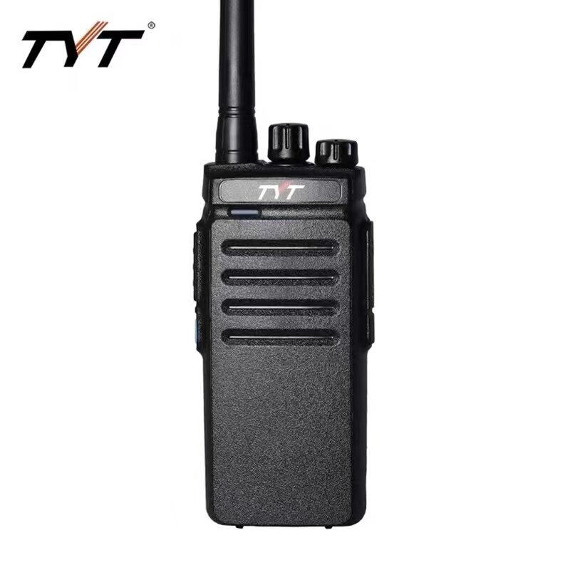 TYT 2 szt. Walkie-talkie o dużej mocy 10 W, UHF VHF o bardzo wysokiej częstotliwości TC-100, zasięg 10 km, bateria 4800 mAh, bardzo długi czas czuwaniaHAM