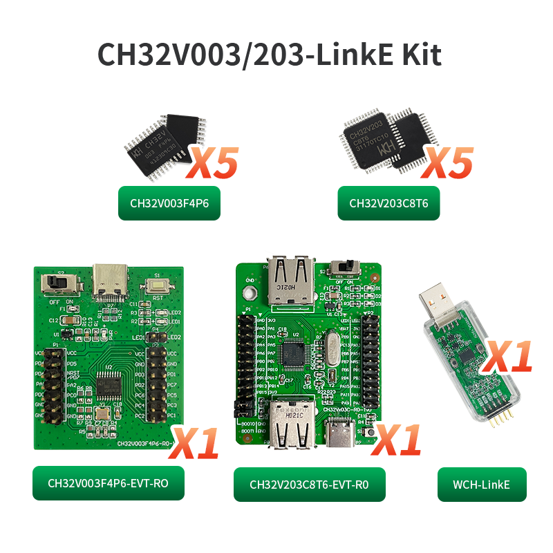 1 шт./комплект CH32V003F4P6 QingKe RISC-V2A 1-проводная система SDI, основная частота 48 МГц