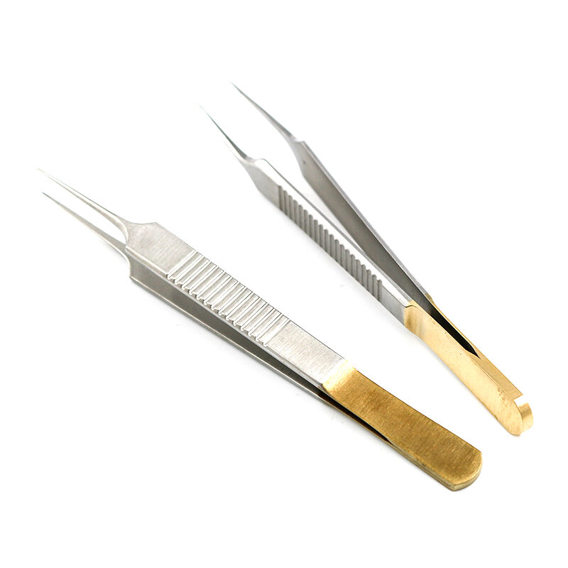 Micro pincettes fines en plastique, outils de chirurgie à Double paupière, instrument de chirurgie cosmétique en plastique