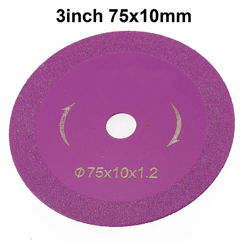 3inch Cutting Disc Diamond Marble Saw Blade Glass Jade Crystal Ceramic Tile Special Cutting Wheel For Angle Grinder Cutting