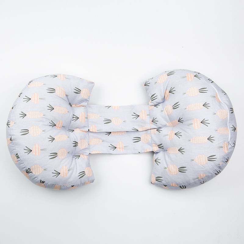Cartoon Style kobiety w ciąży boczna poduszka do spania poduszka w kształcie litery U wysoka elastyczna podkładka lędźwiowa wielofunkcyjna poduszka na ciało macierzyńskie